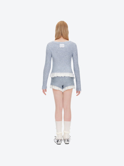 13DE MARZO Nighty Night Bear  Long Sleeve Top