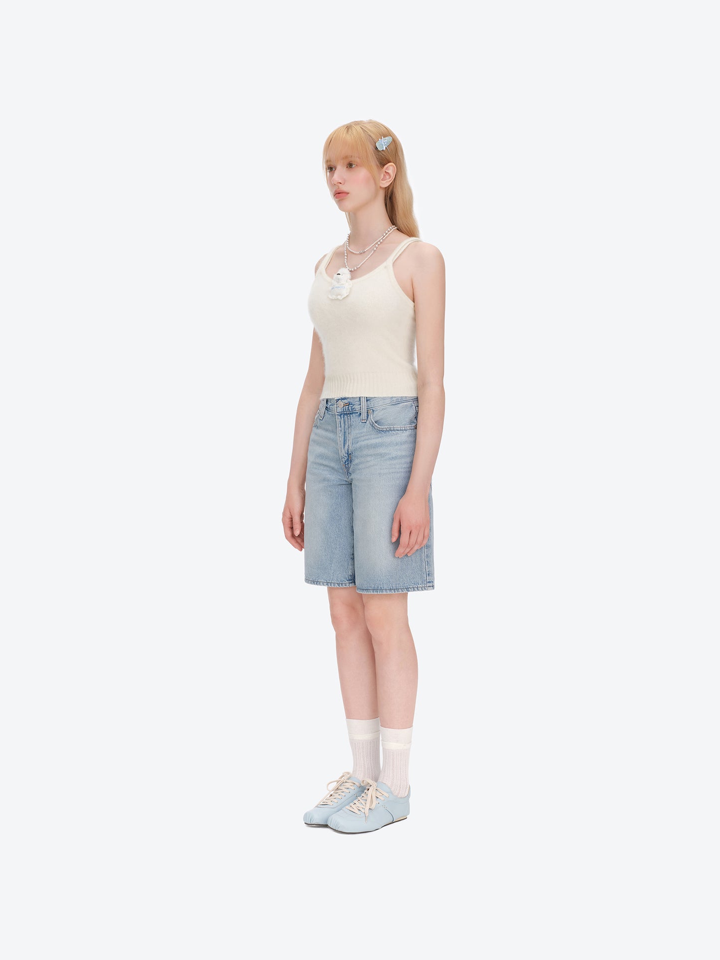 13DE MARZO Nighty Night Bear  Knit Camisole