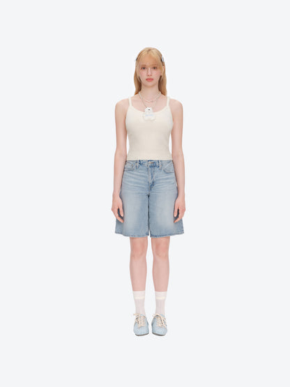 13DE MARZO Nighty Night Bear  Knit Camisole