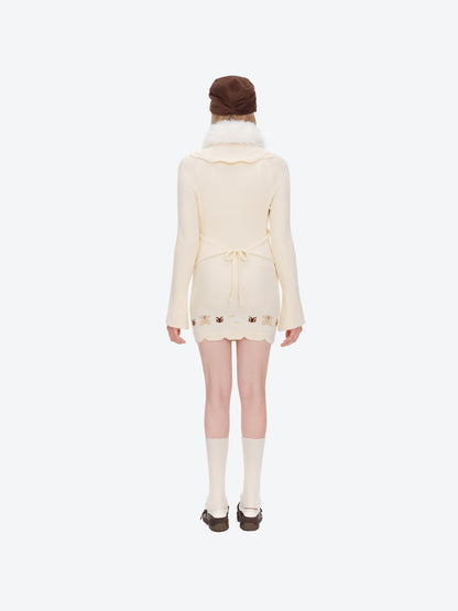 13DE MARZO Marzo Valley Turtleneck Knit Dress