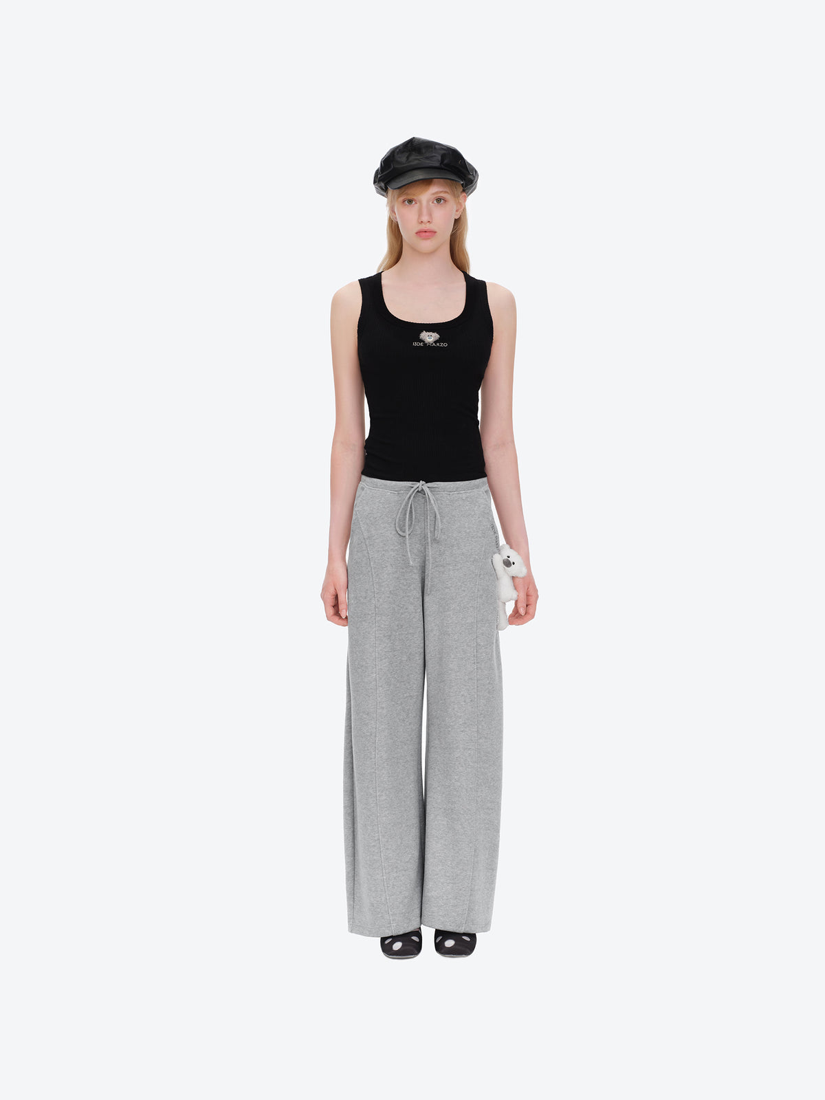 13DE MARZO Doozoo Soft Fleece Pants Grey