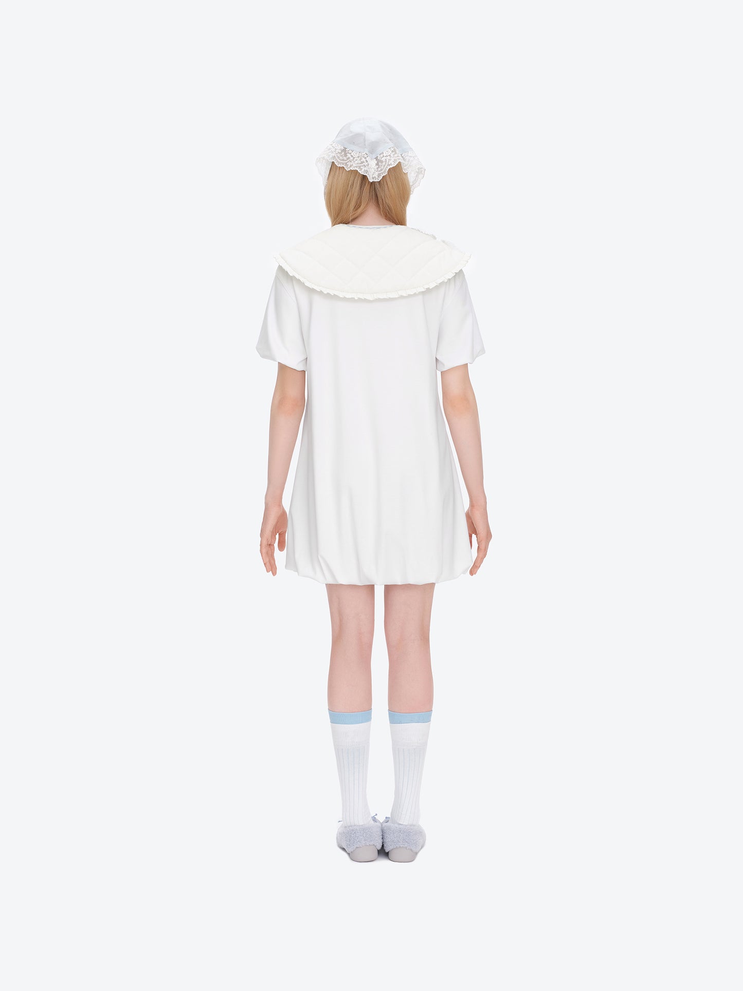 13DE MARZO Furry Ballet Mary Janes Blue