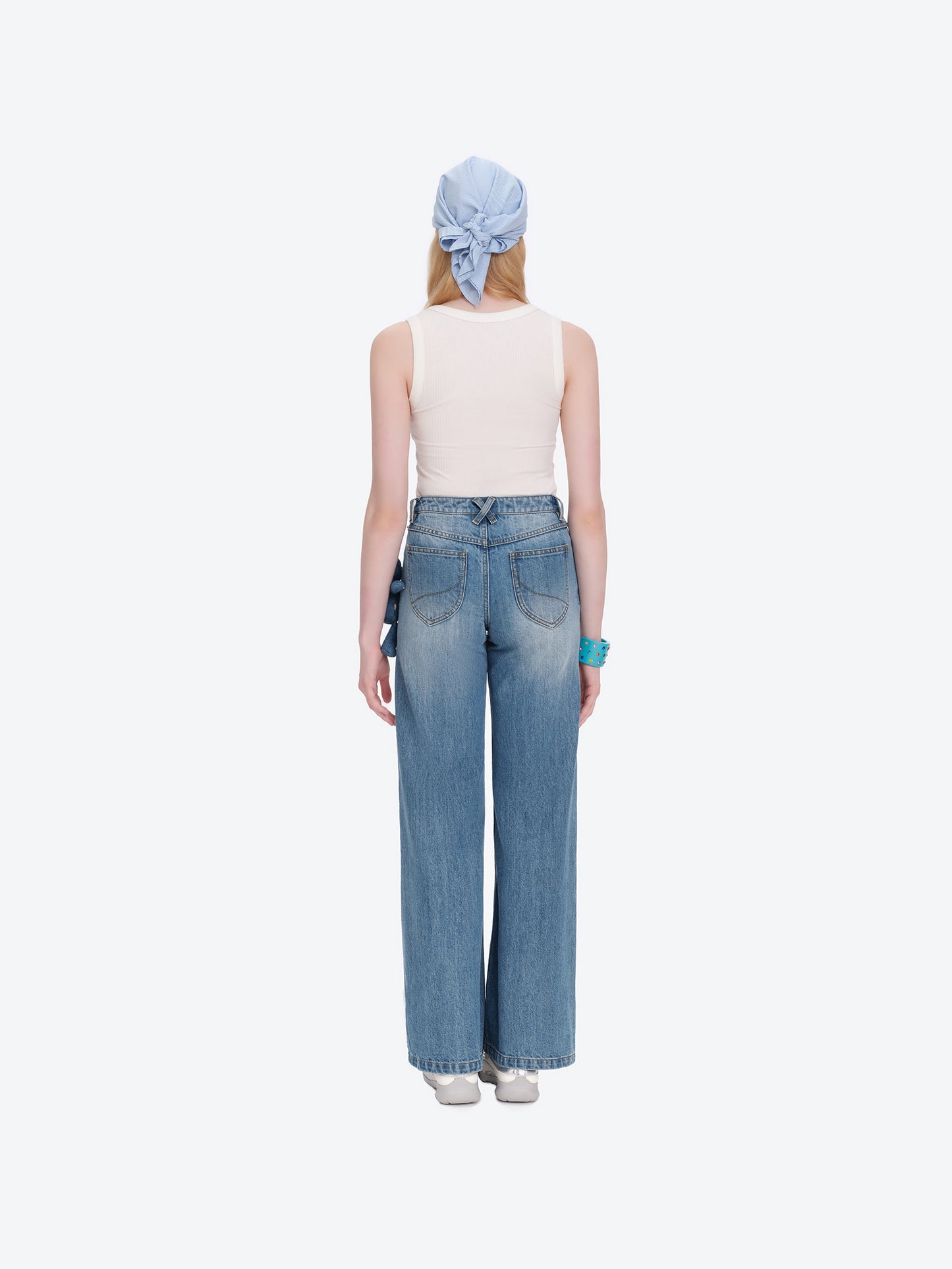 13DE MARZO Doozoo Straight-leg Jeans Blue