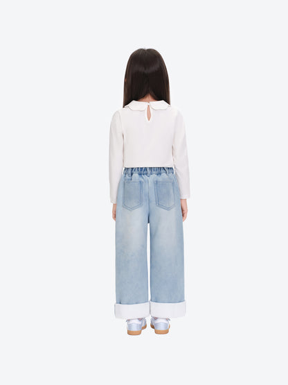 13DE MARZO Babybear Acoustic Tube Jeans