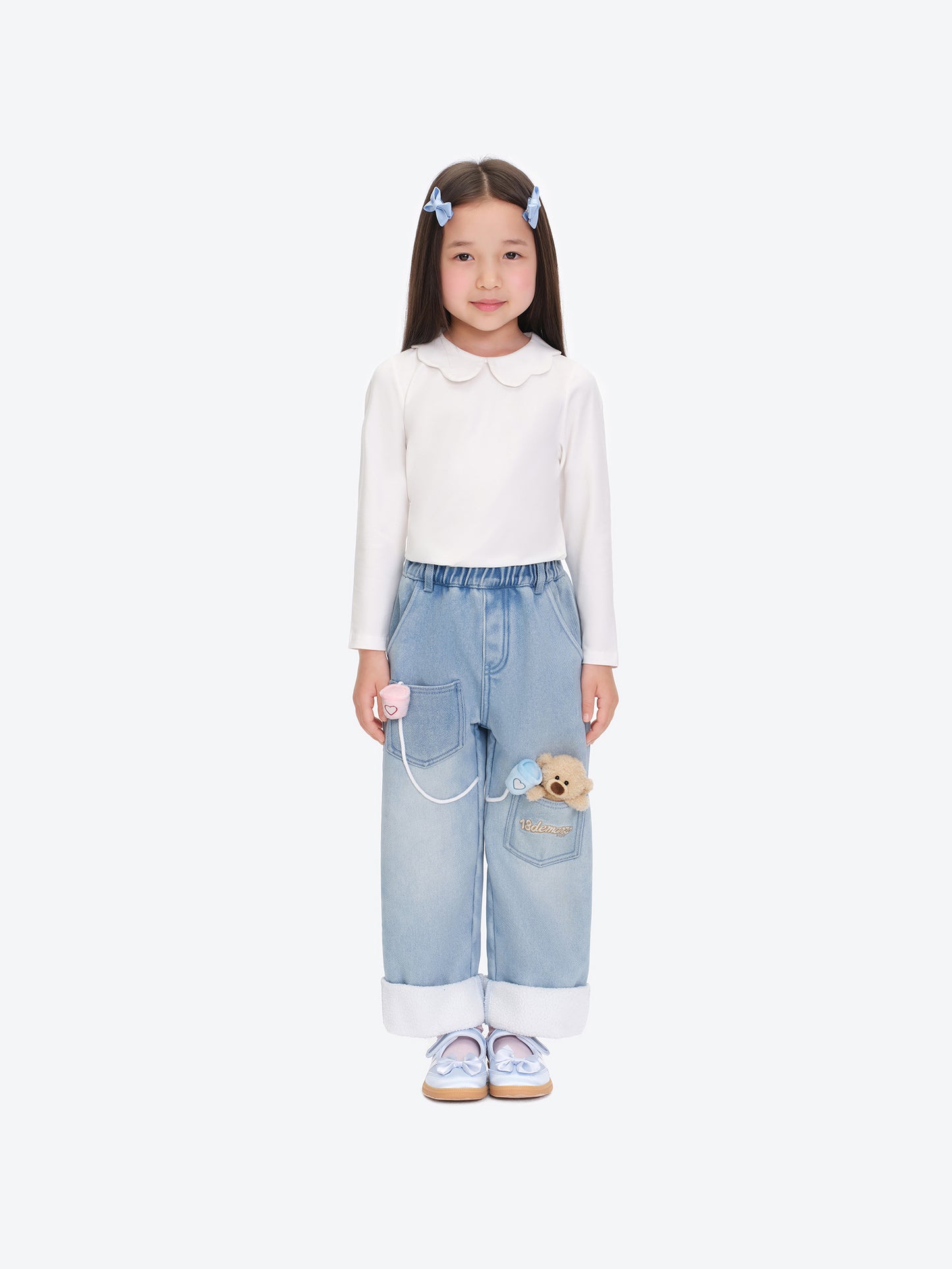 13DE MARZO Babybear Acoustic Tube Jeans
