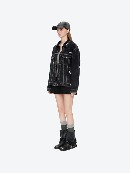 13DE MARZO Stargazer Bear Baseball Cap Black - 13DE MARZO