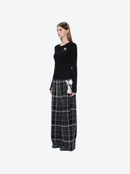 13DE MARZO Mini Bear Slim Fit Top Black