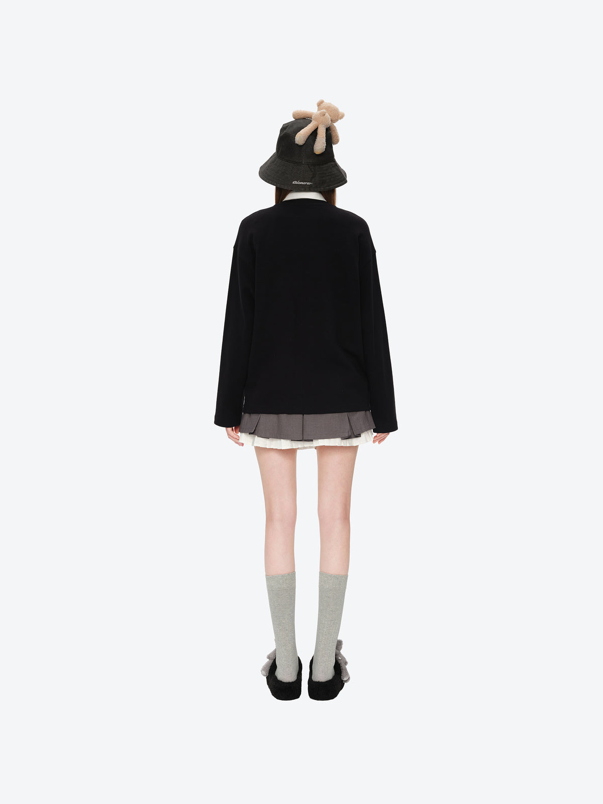 13DE MARZO Doozoo Platform Slippers Black - 13DE MARZO