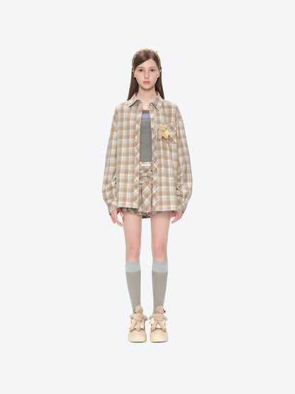 13DE MARZO Detachable Platform Canvas Slouch Boots Khaki