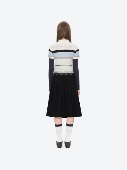 13DE MARZO Luminous Bear Double Waist Dress Dark Grey - 13DE MARZO