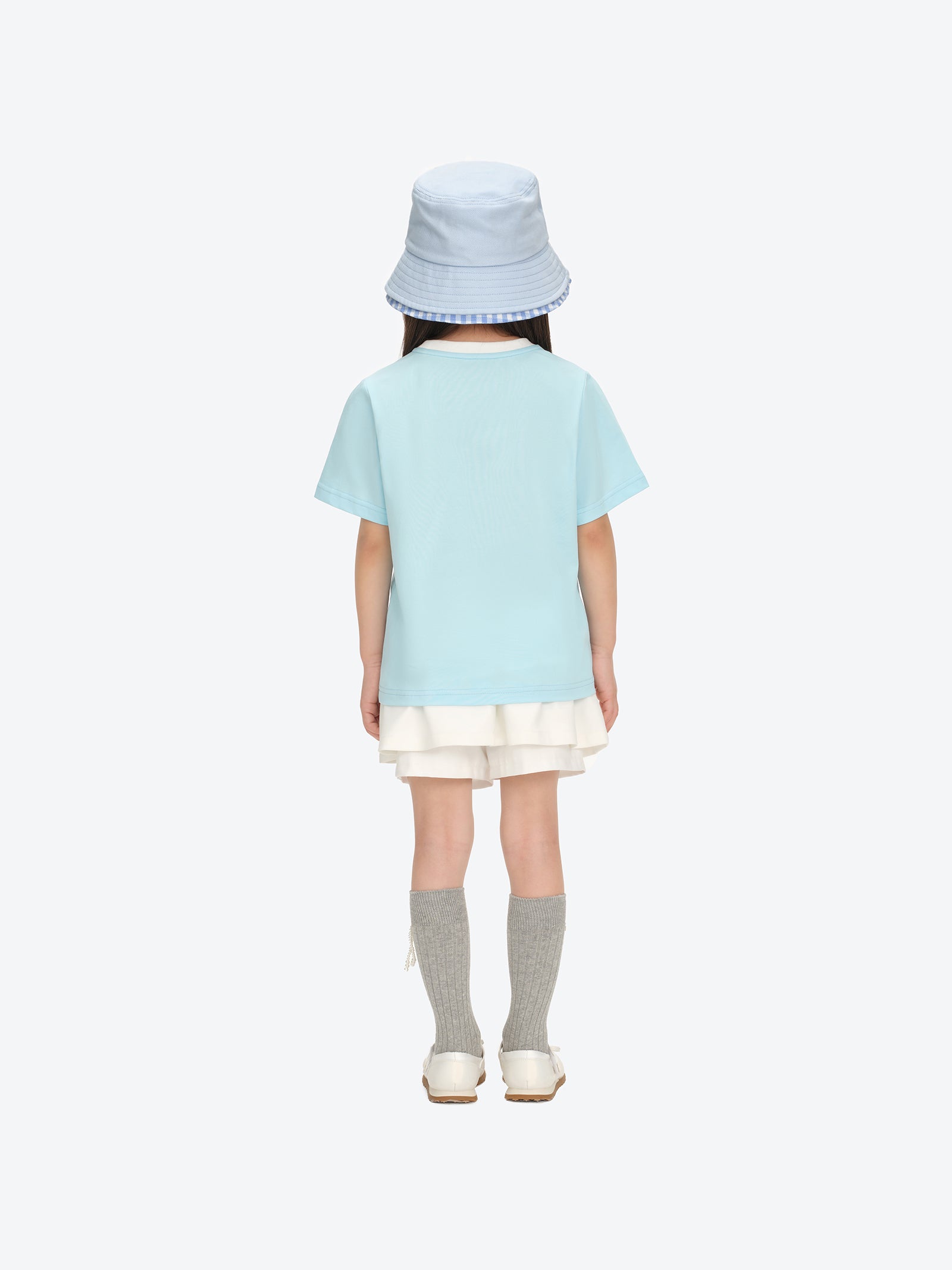 13DE MARZO BabyBear Round Neck T-shirt Blue - 13DE MARZO