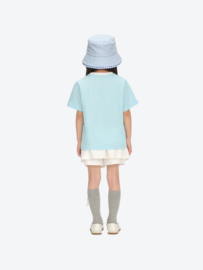 13DE MARZO BabyBear Round Neck T-shirt Blue - 13DE MARZO
