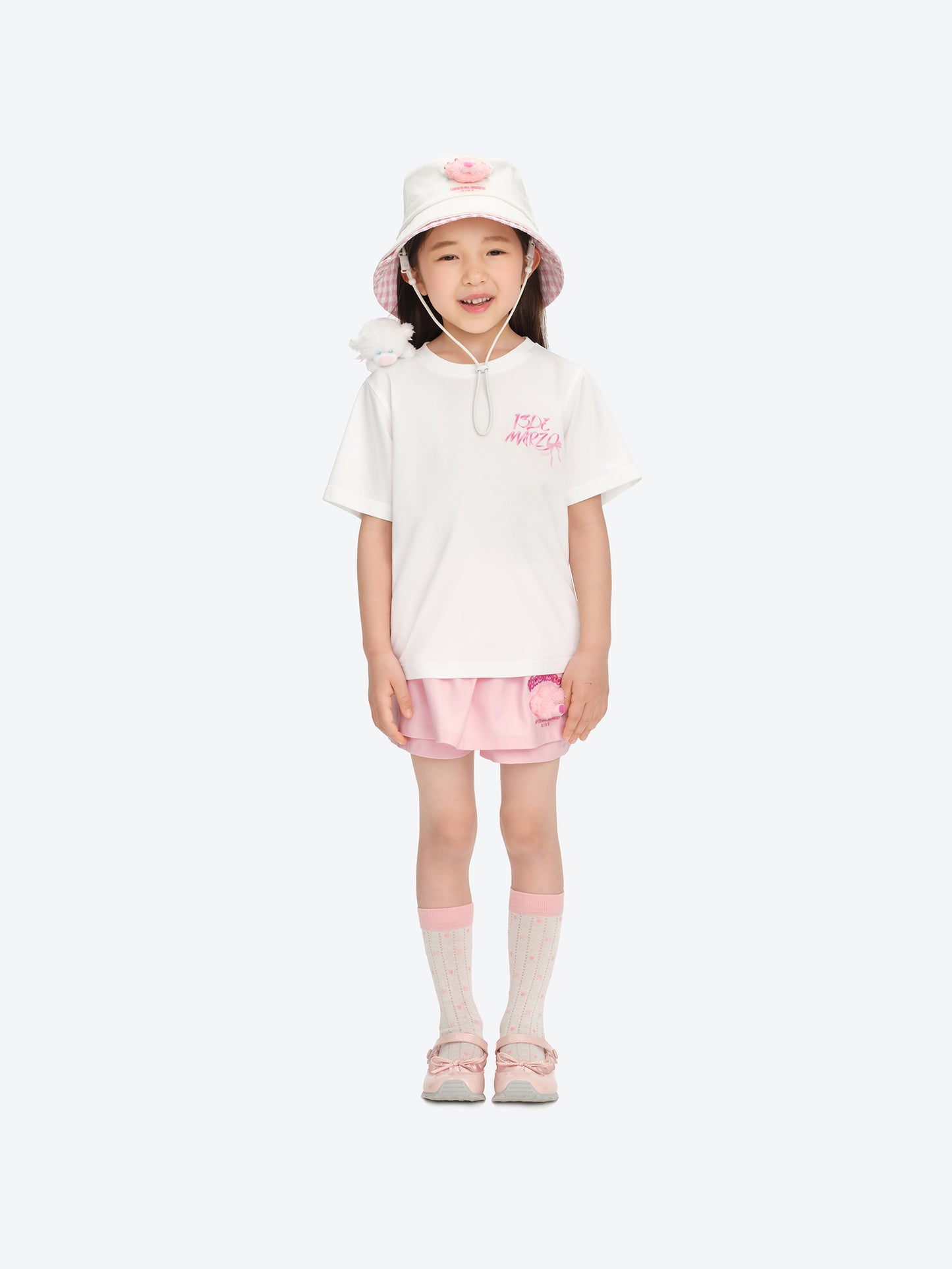 13DE MARZO BabyBear Bow T-shirt White