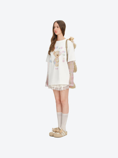 13DE MARZO Plush Toy Backpack Khaki