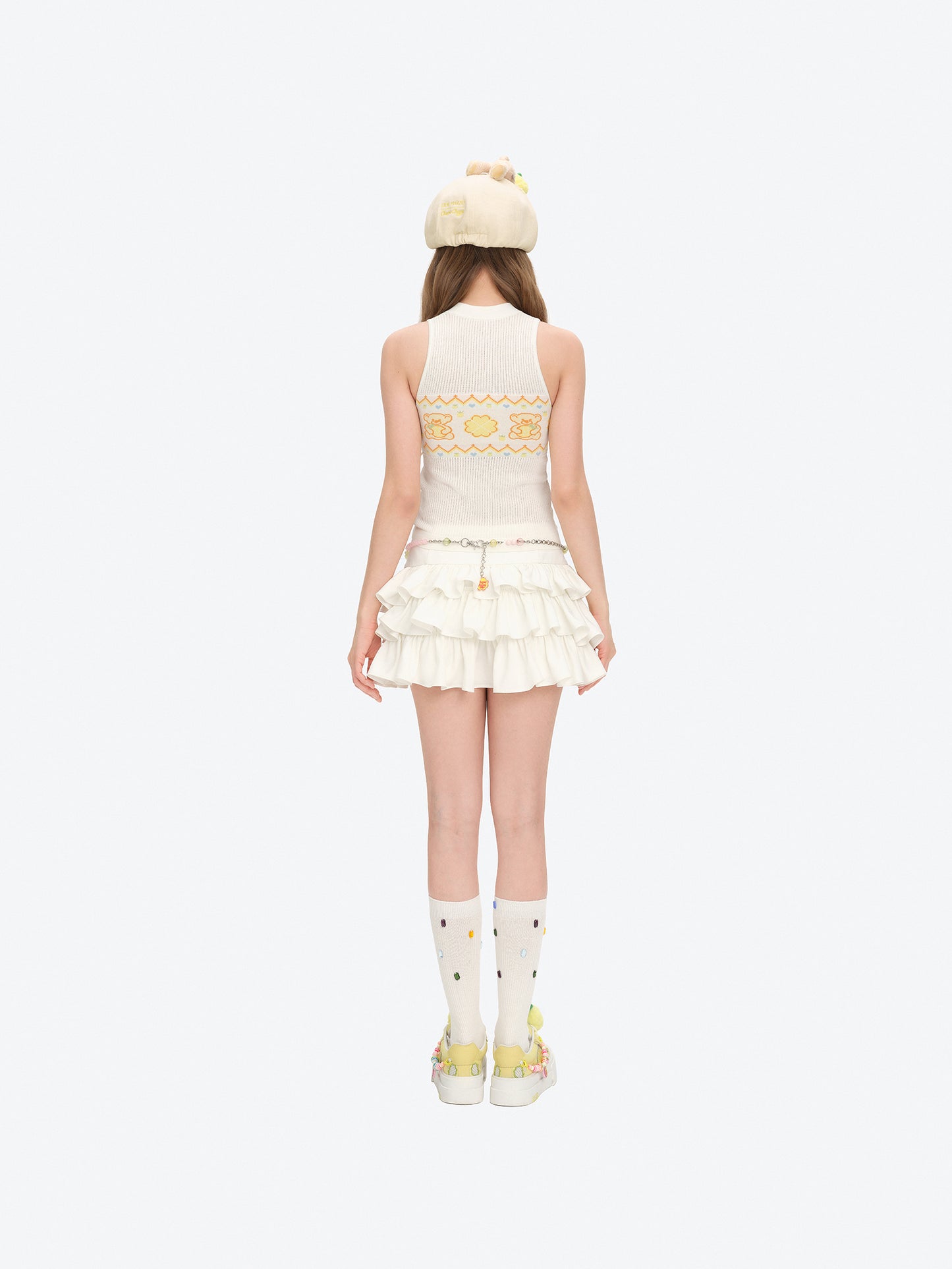 13DE MARZO Candy Bear Canvas Shoes Yellow - 13DE MARZO