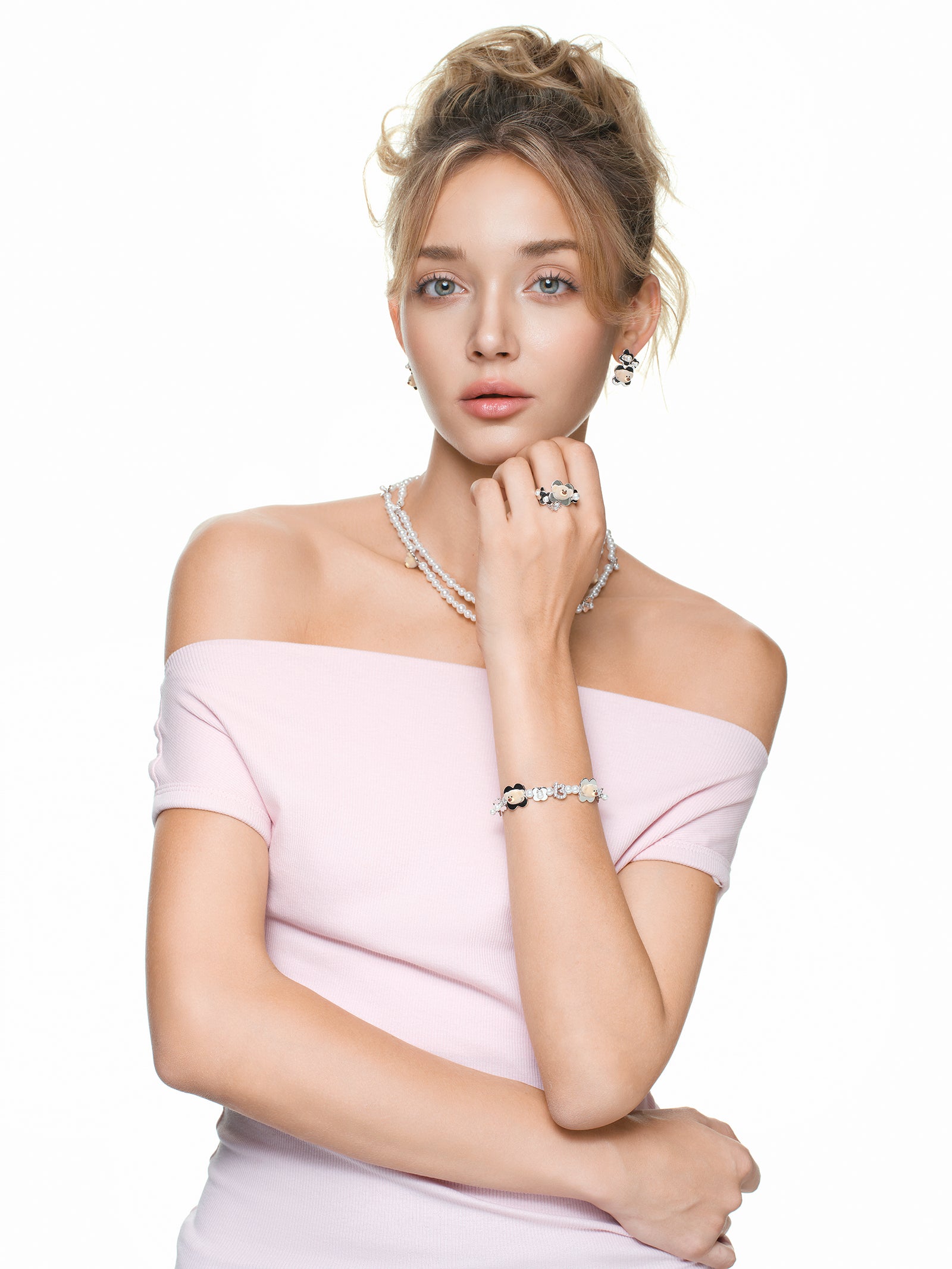 13DE MARZO Floral Bear Ring - 13DE MARZO