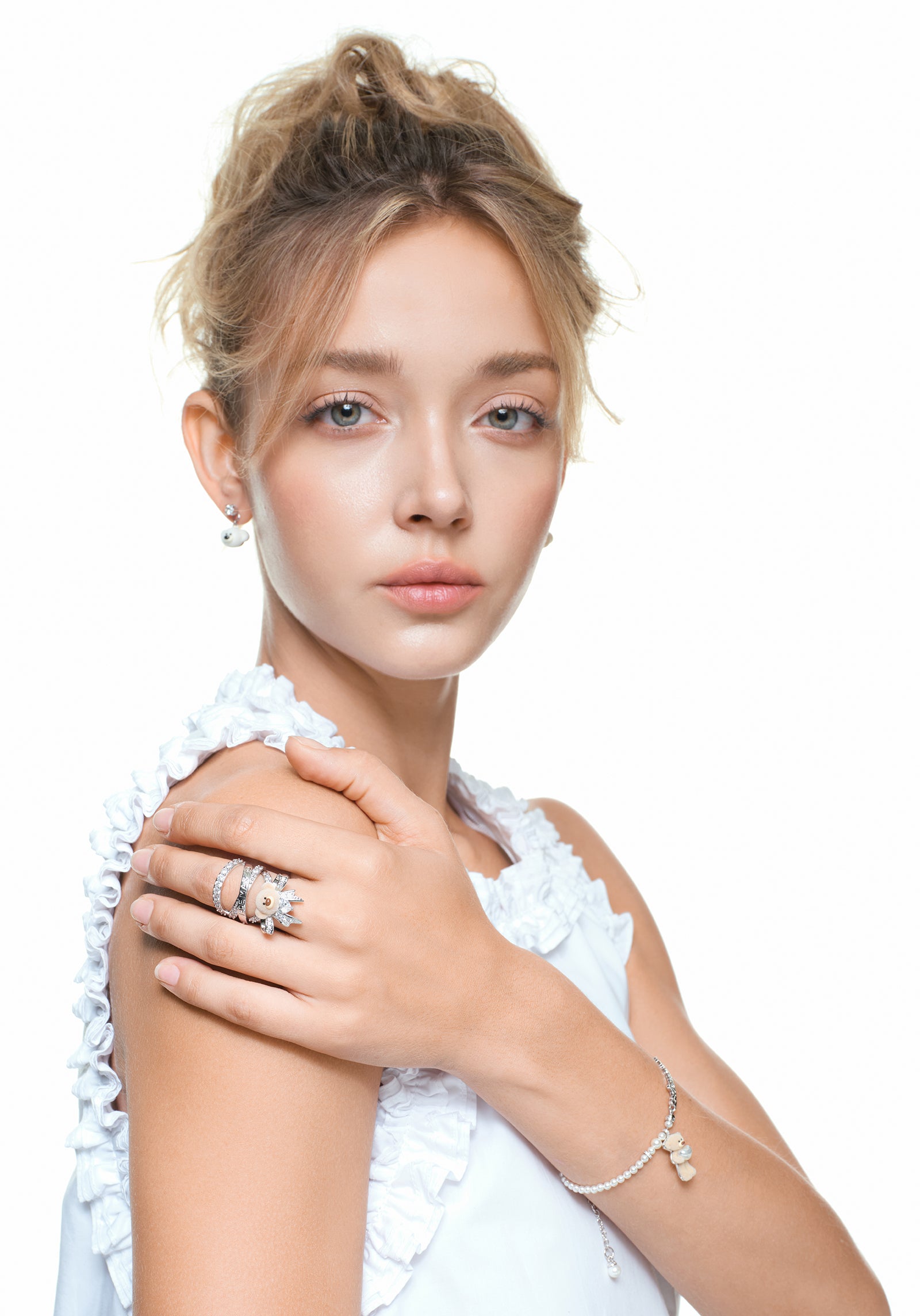 13DE MARZO Starlight Bear Movable Ring - 13DE MARZO