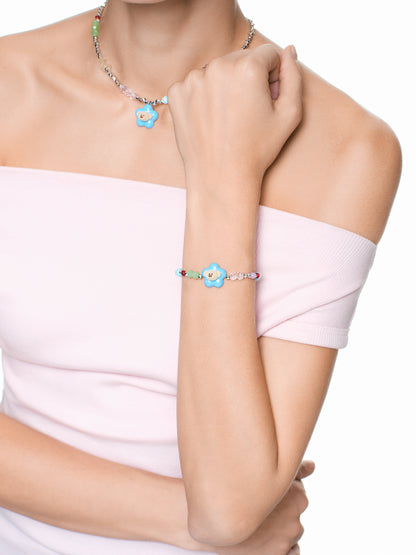 13DE MARZO Colorful Beads Bear Braclet - 13DE MARZO