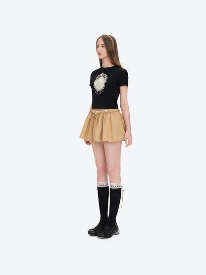 13DE MARZO Bear Magic Mirror Top Black - 13DE MARZO