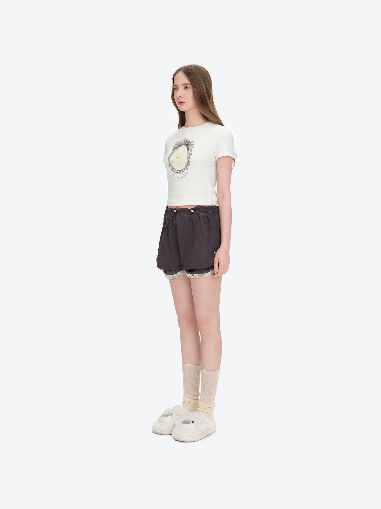 13DE MARZO Bear Magic Mirror Top White - 13DE MARZO