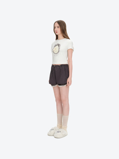13DE MARZO Bear Magic Mirror Top White - 13DE MARZO