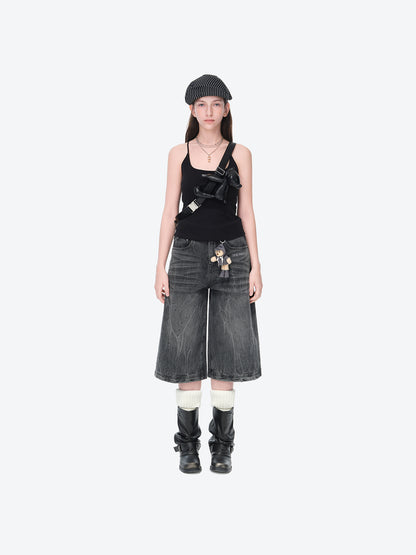 13DE MARZO Back Bear Harness Top Black - 13DE MARZO