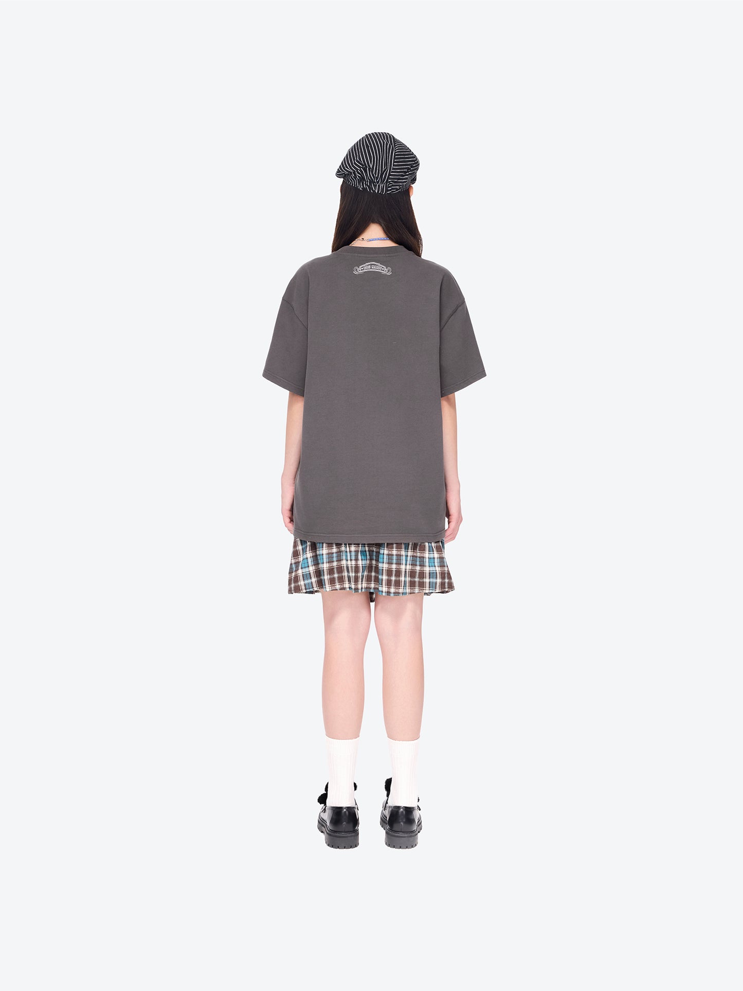 13DE MARZO Carousel Clown Bear T-shirt Grey - 13DE MARZO