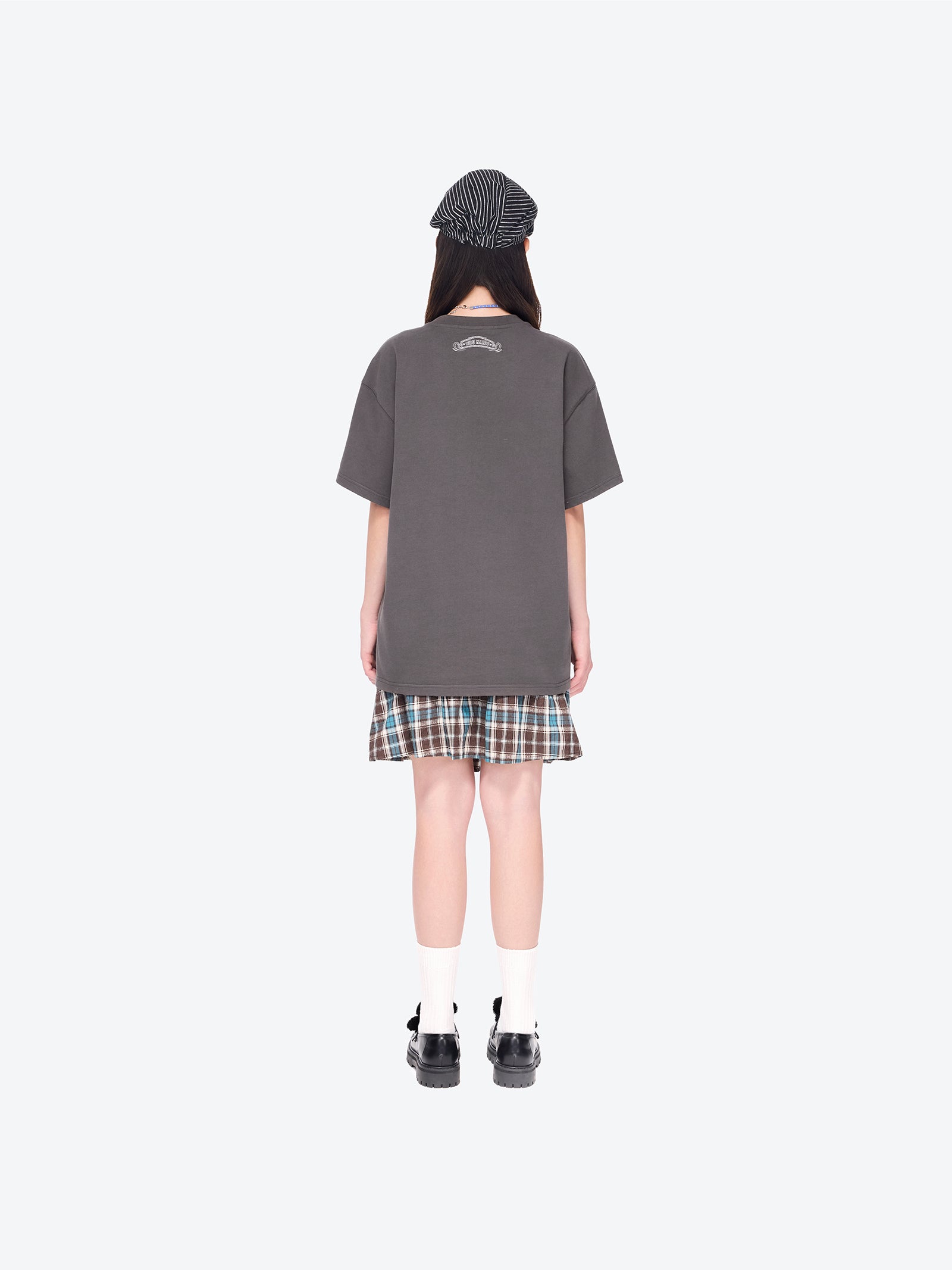 13DE MARZO Carousel Clown Bear T-shirt Grey - 13DE MARZO
