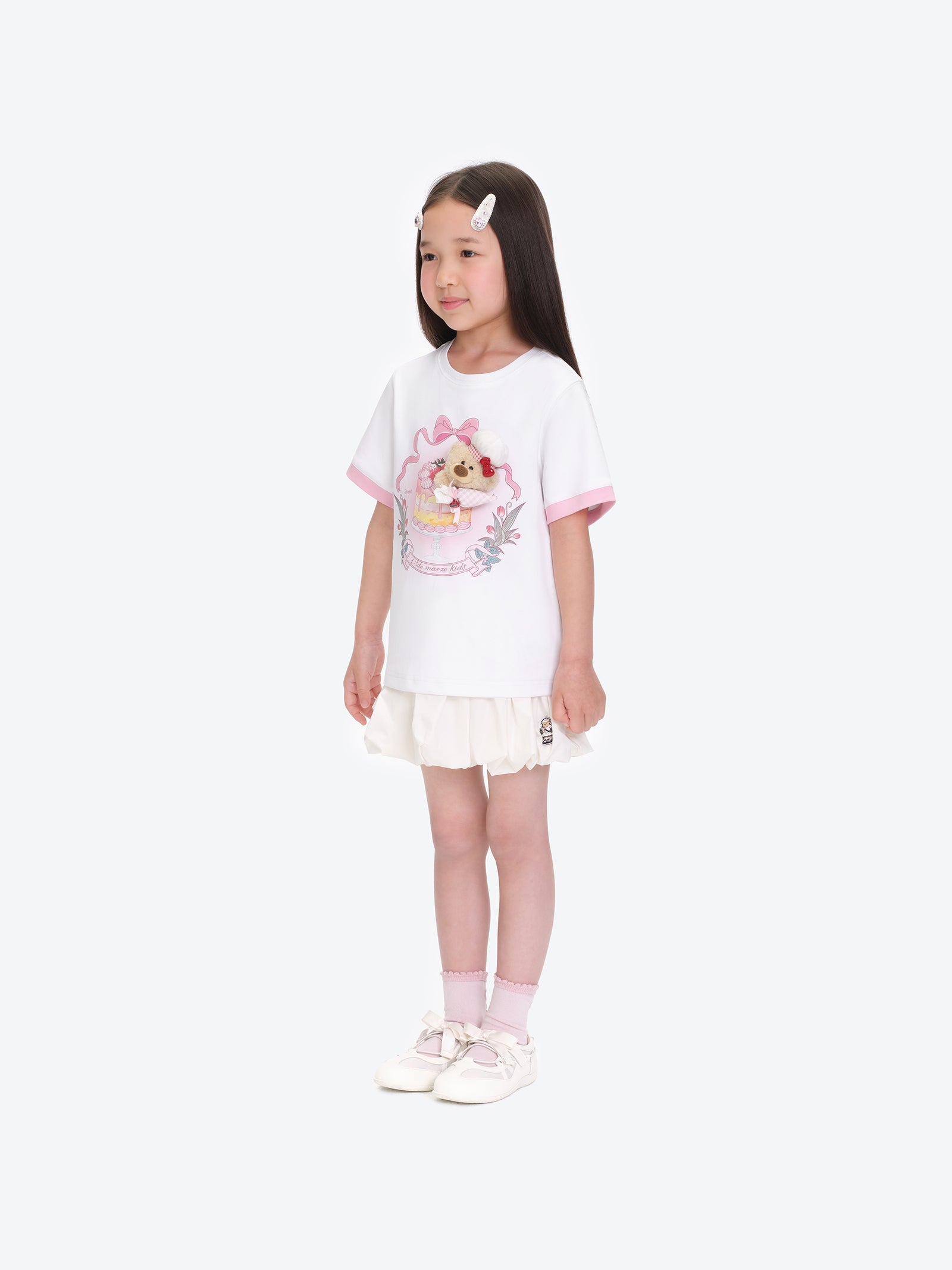 13DE MARZO BabyBear Strawberry Cake T-shirt - 13DE MARZO