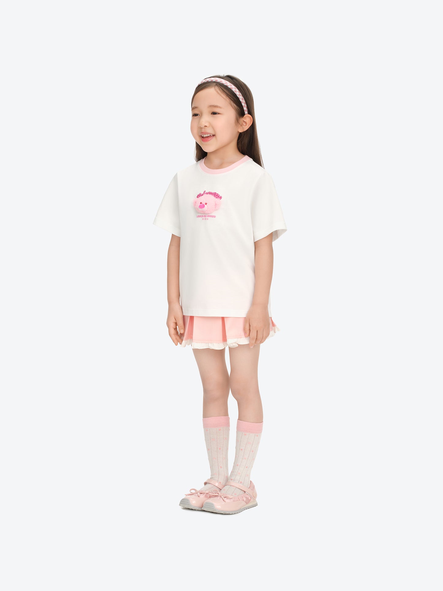 13DE MARZO BabyBear Round Neck T-shirt White - 13DE MARZO