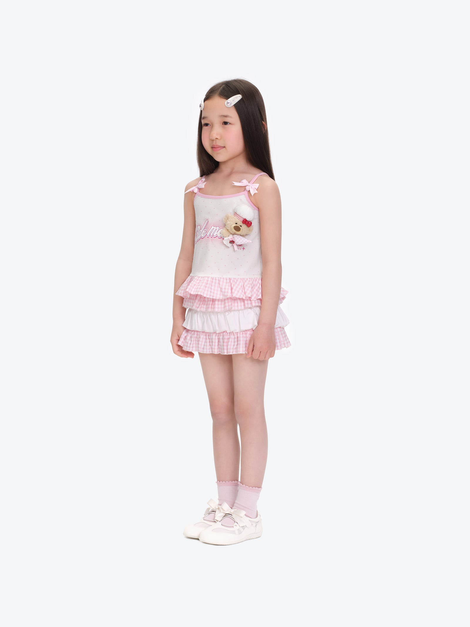 13DE MARZO BabyBear Strawberry Cake Layered Skirt - 13DE MARZO