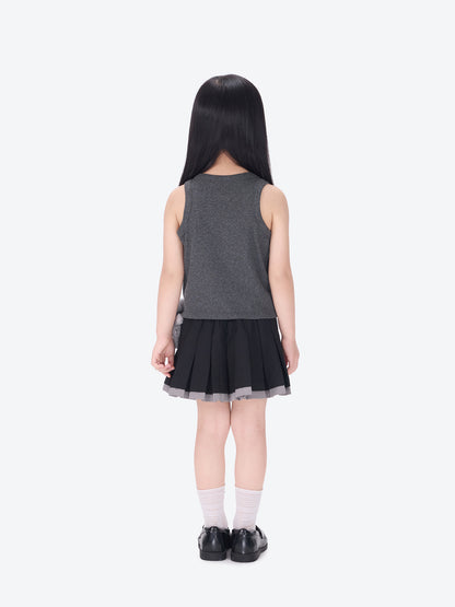 13DE MARZO BabyBear Base Vest Dark Grey - 13DE MARZO