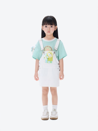 13DE MARZO BabyBear Butterfly T-shirt Blue - 13DE MARZO