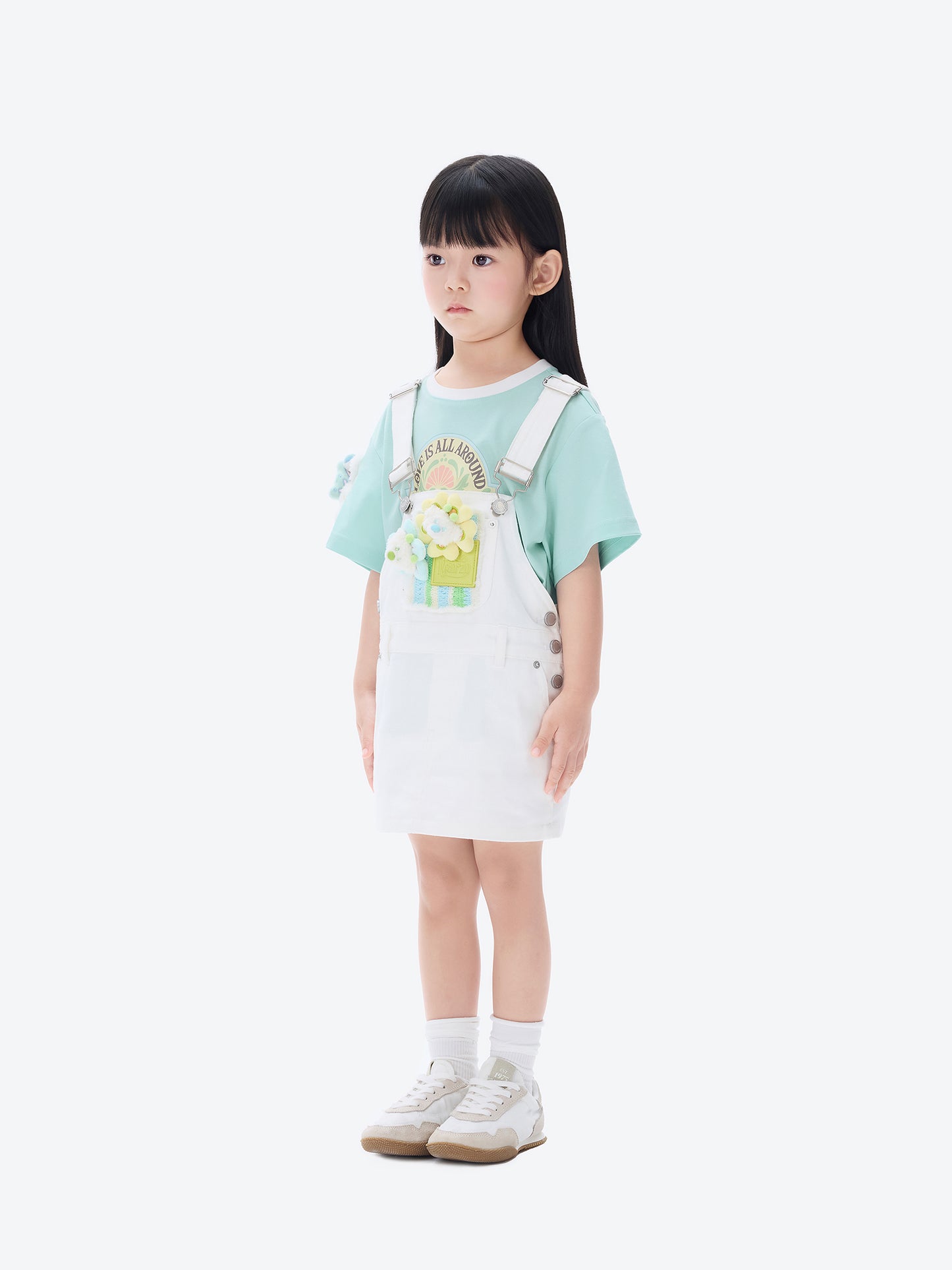13DE MARZO BabyBear Butterfly T-shirt Blue - 13DE MARZO