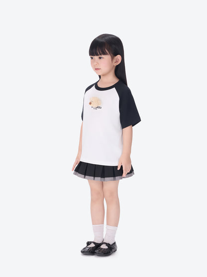 13DE MARZO BabyBear Raglan T-shirt Black - 13DE MARZO