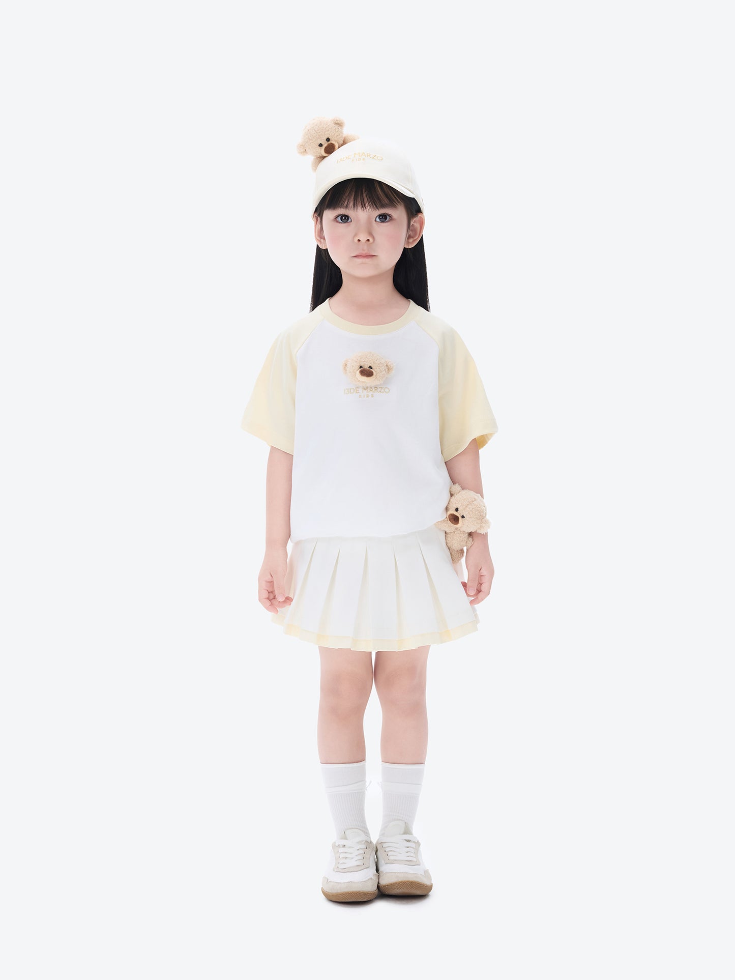 13DE MARZO BabyBear Raglan T-shirt Yellow - 13DE MARZO