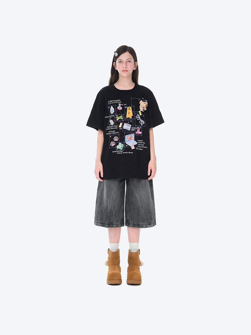 13DE MARZO Clue Version T-Shirt Black