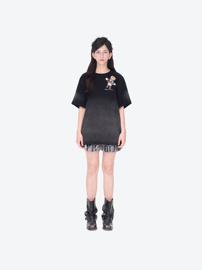 13DE MARZO Rainy Day T-shirt Black