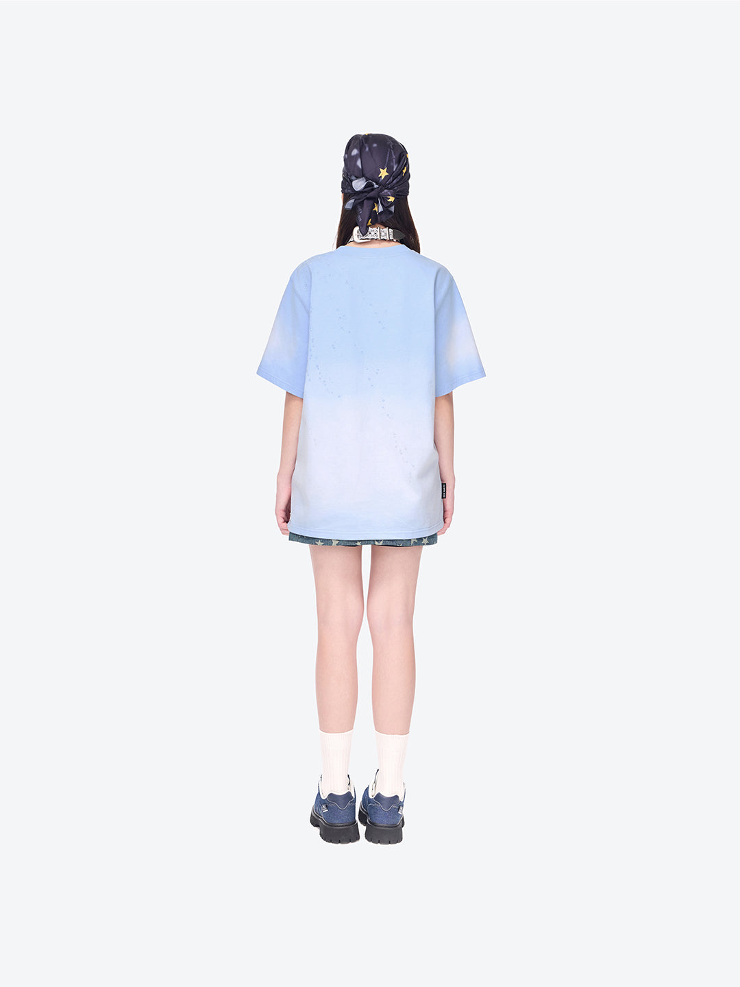 マディソブルー シャツ 13DE MARZO Rainy Day T-shirt Blue | 13DE MARZO