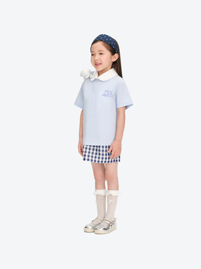 13DE MARZO BabyBear Bow T-shirt Purple
