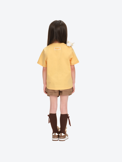 13DE MARZO BabyBear Bow T-shirt Orange