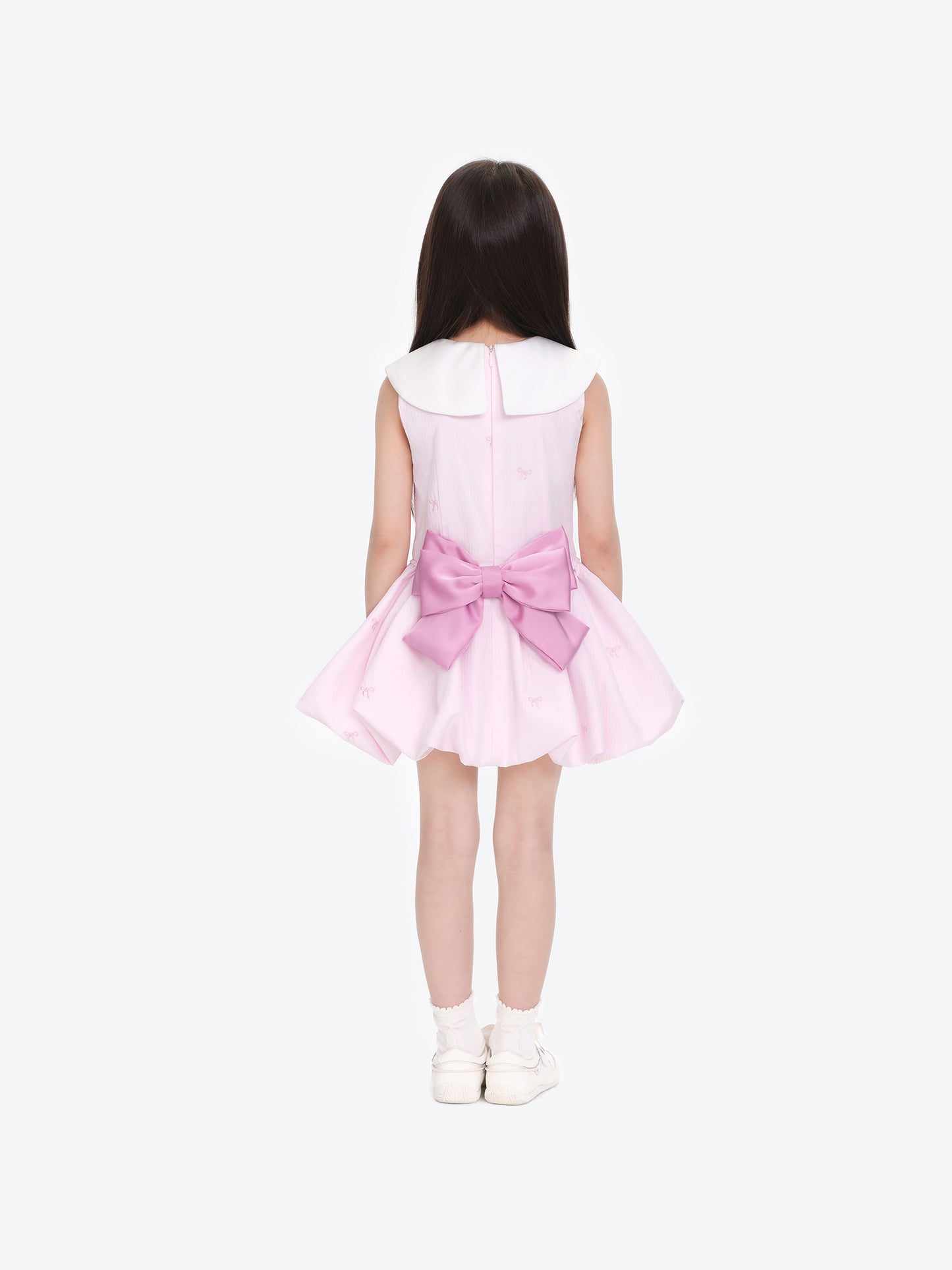 13DE MARZO BabyBear Bow Bubble Dress Pink