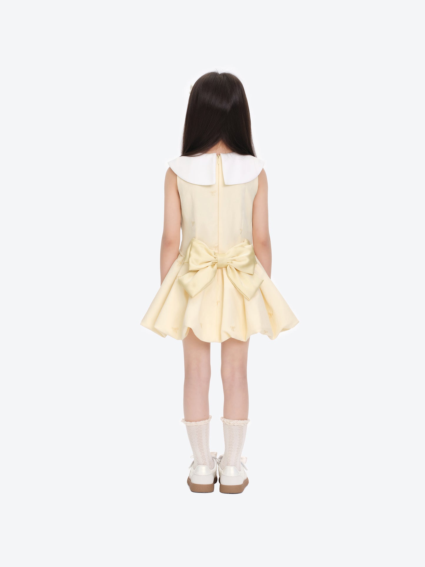 13DE MARZO BabyBear Bow Bubble Dress Yellow