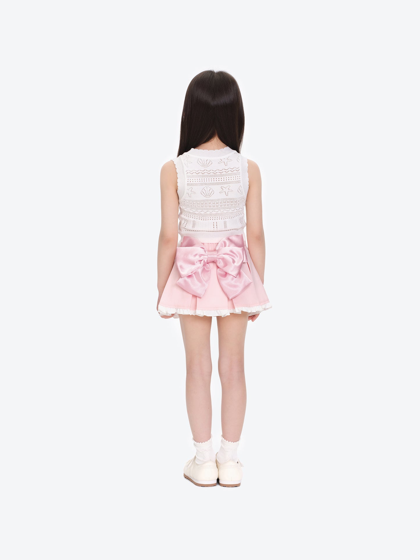 13DE MARZO BabyBear Pleated Skirt Pink