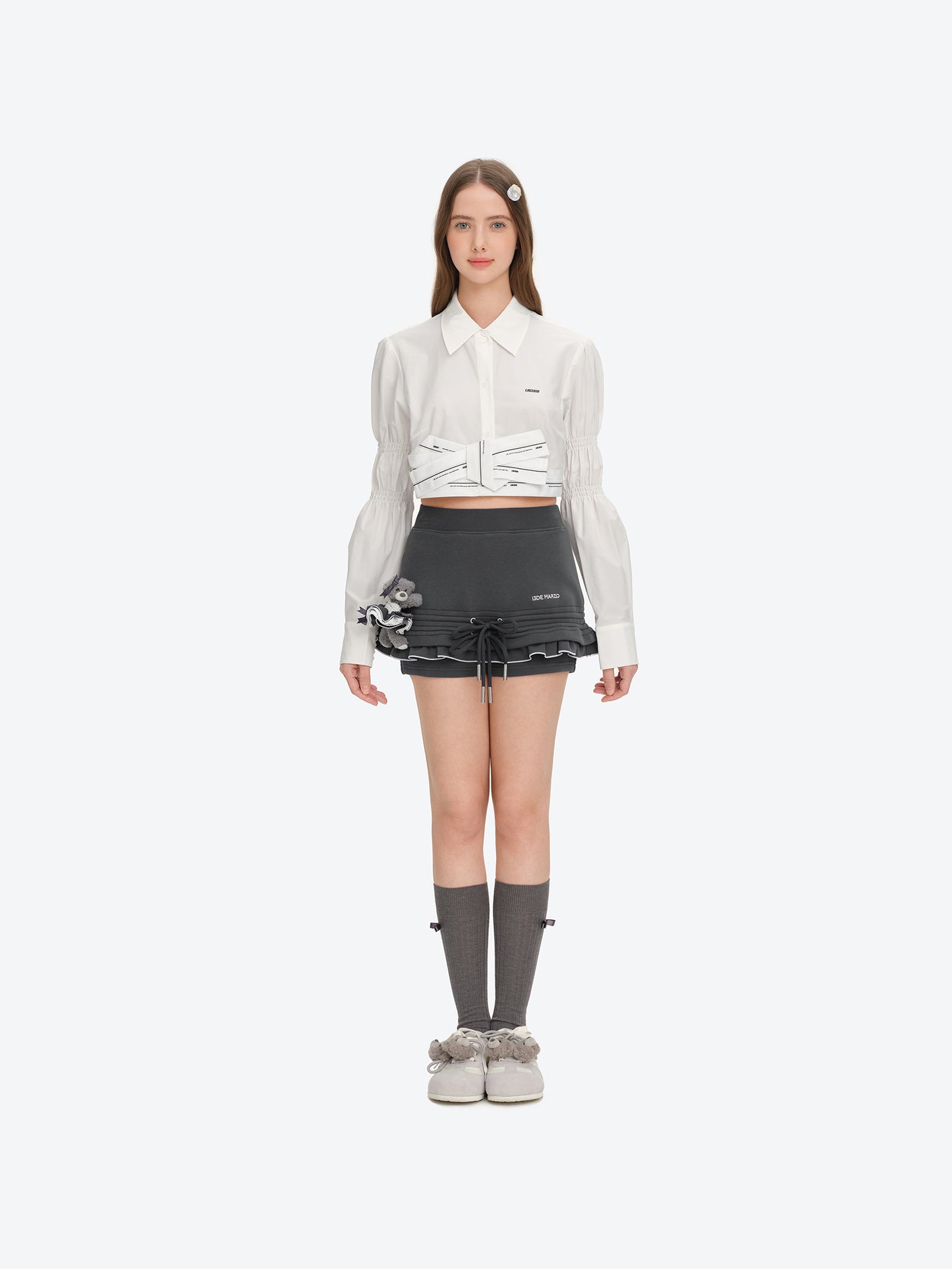 13DE MARZO Two-piece Style Hoodie Skort