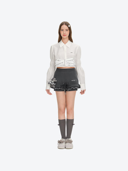 13DE MARZO Two-piece Style Hoodie Skort