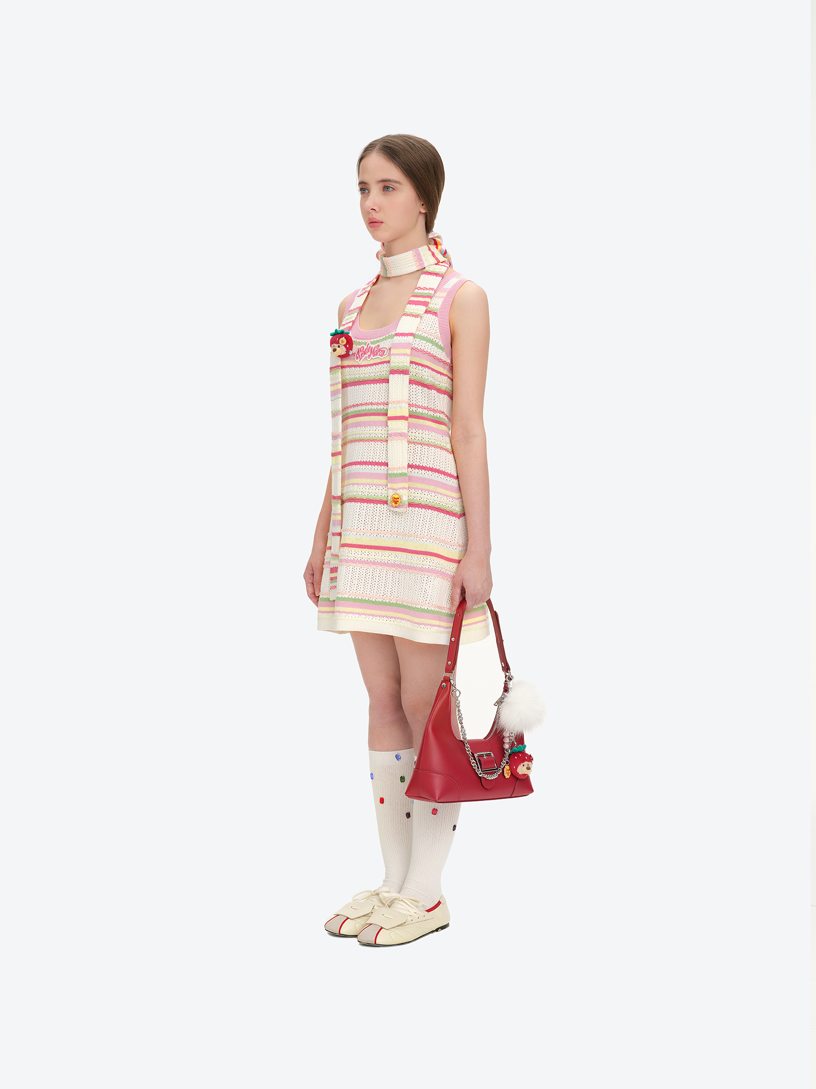 13DE MARZO Lollipop Striped Knit Dress - 13DE MARZO