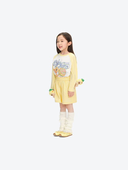 13DE MARZO BabyBear Lollipop Midlength Shorts Yellow - 13DE MARZO