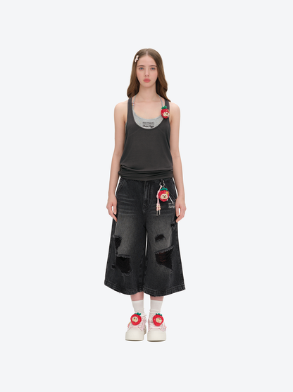13DE MARZO Lollipop Cami Top Set Dark Grey - 13DE MARZO