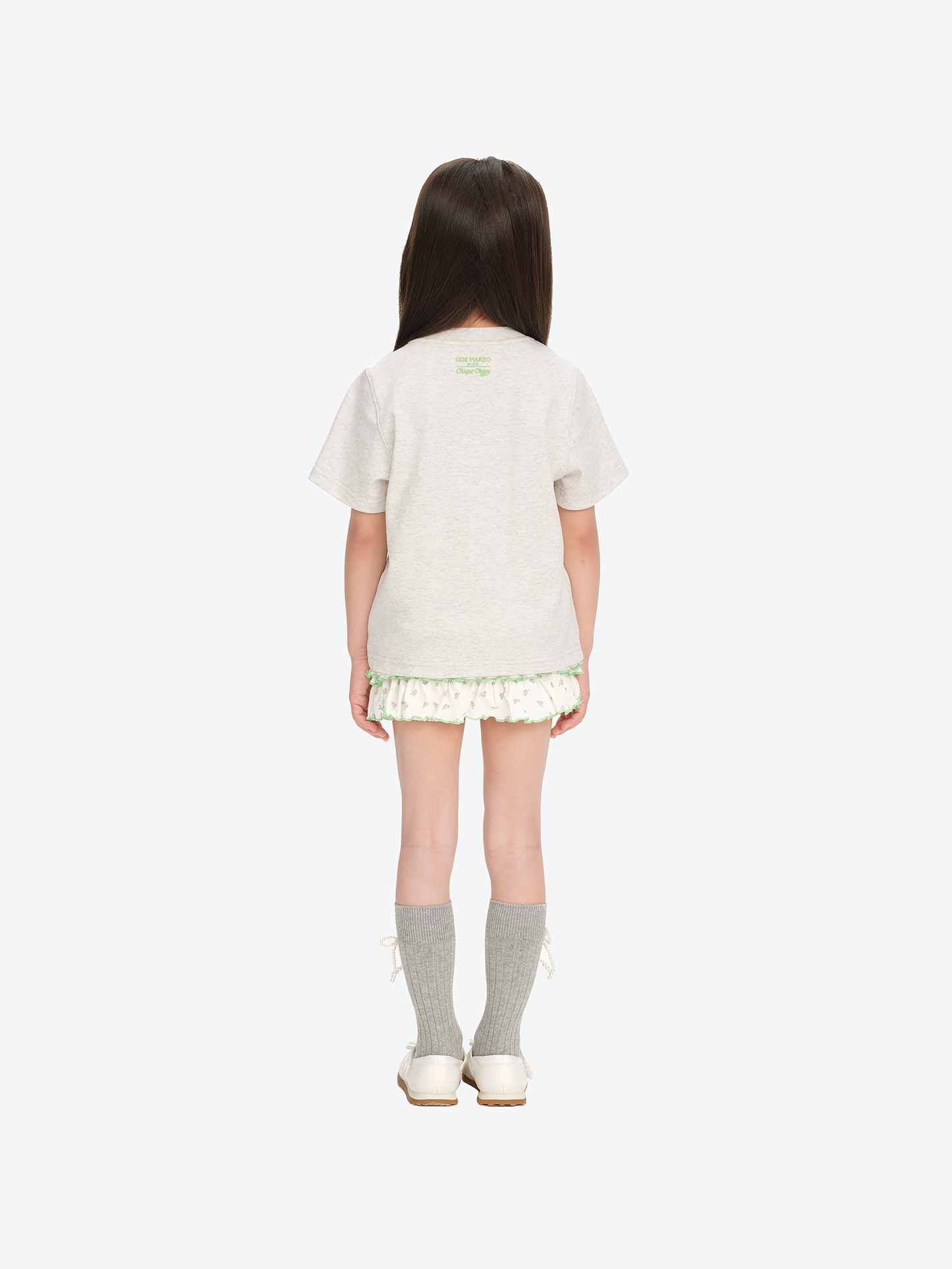 13DE MARZO BabyBear Candy Wrapper Print T-shirt Grey - 13DE MARZO
